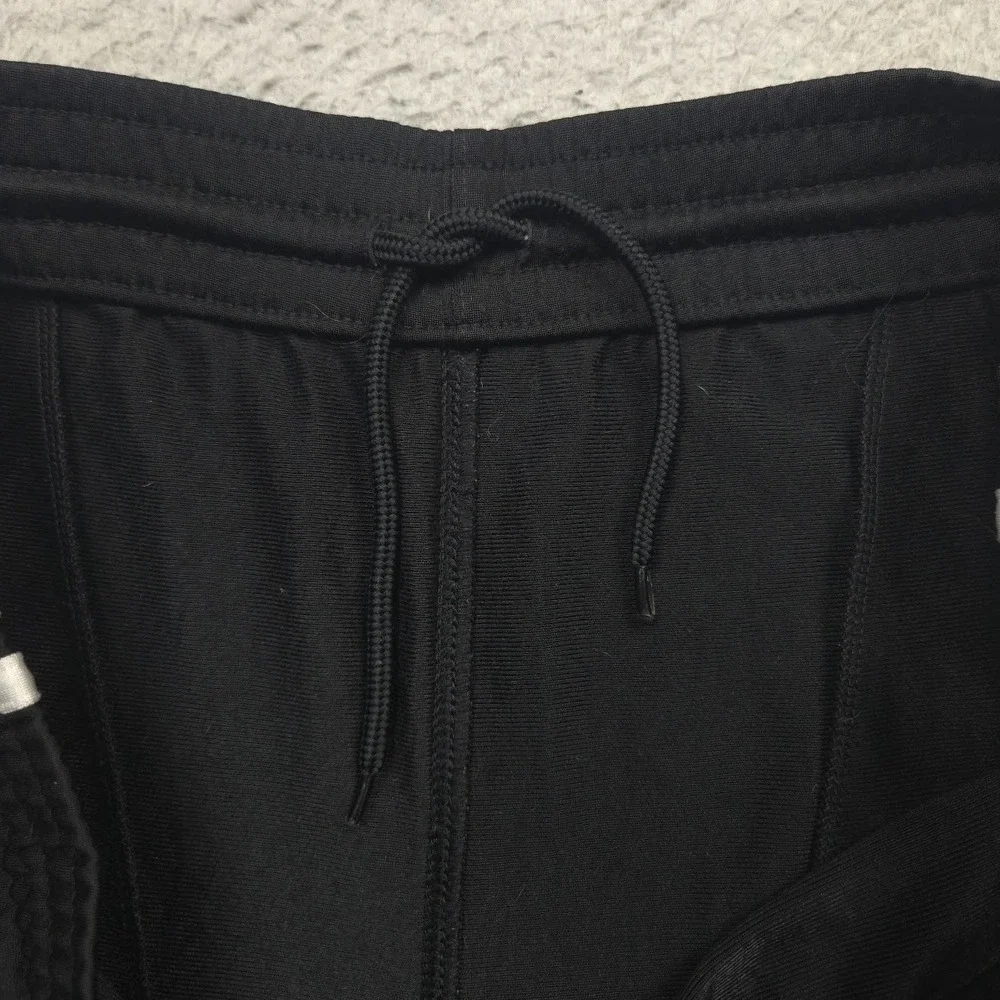 Adidas 3-Stripes Track Pants Men's Large Black White Excellent Pre-Owned